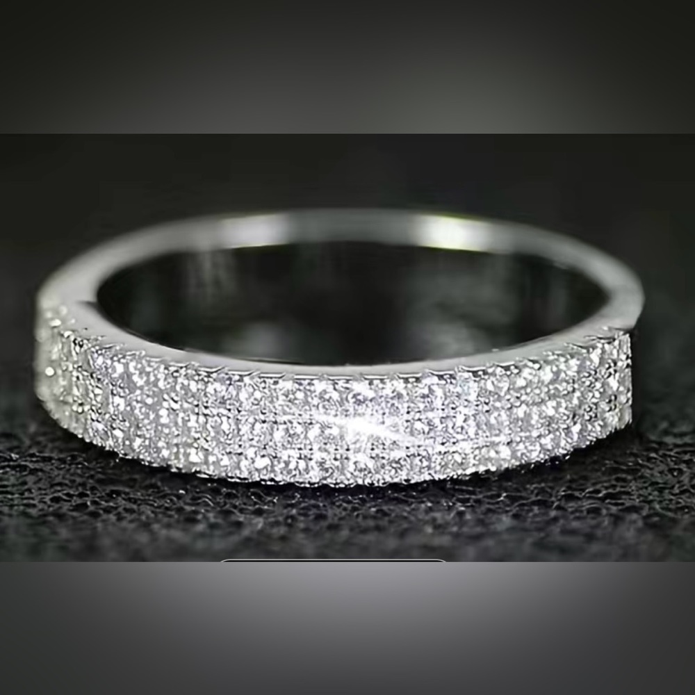 Rhinestone Band Ring